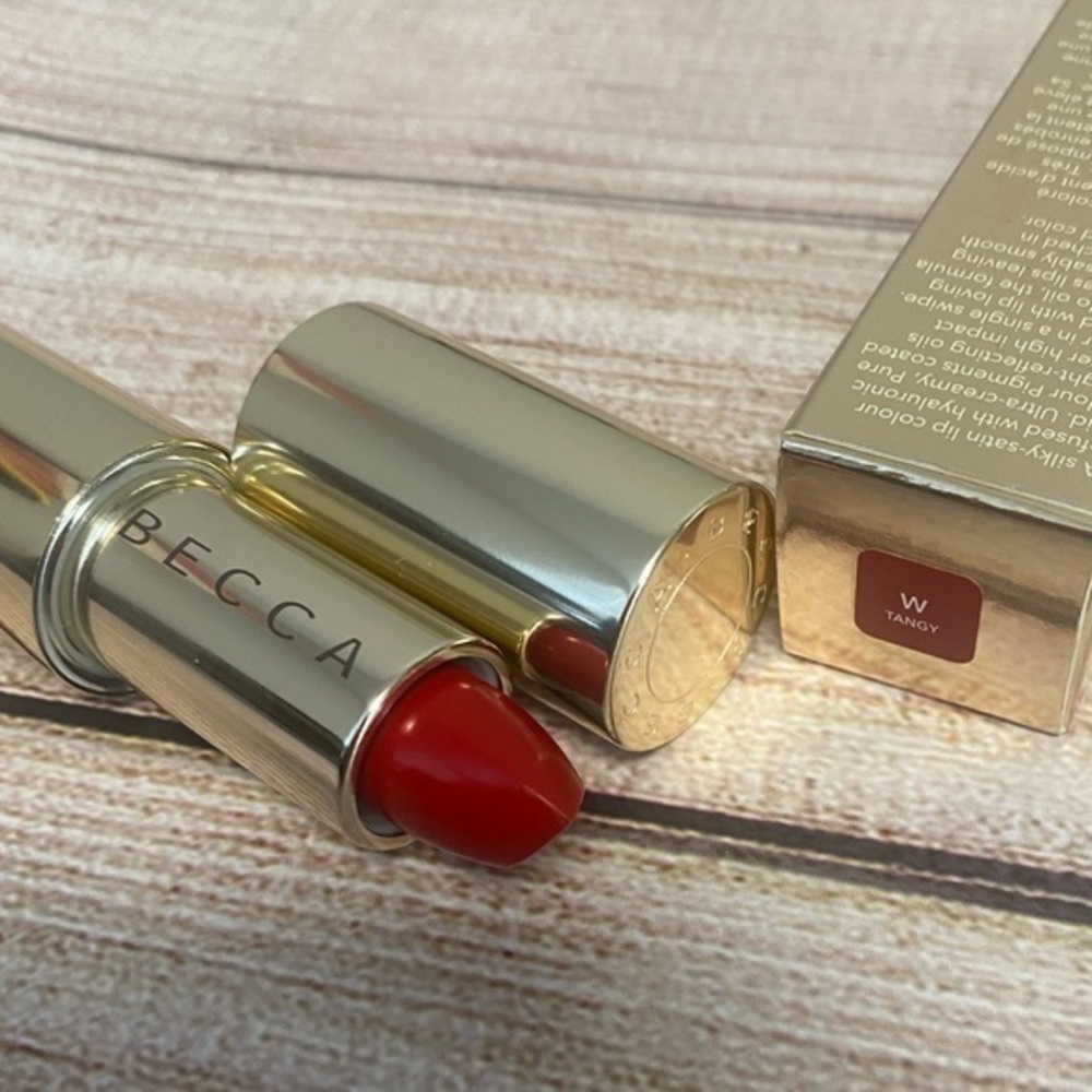 Becca Ultimate Lipstick Love Tangy Red Tube